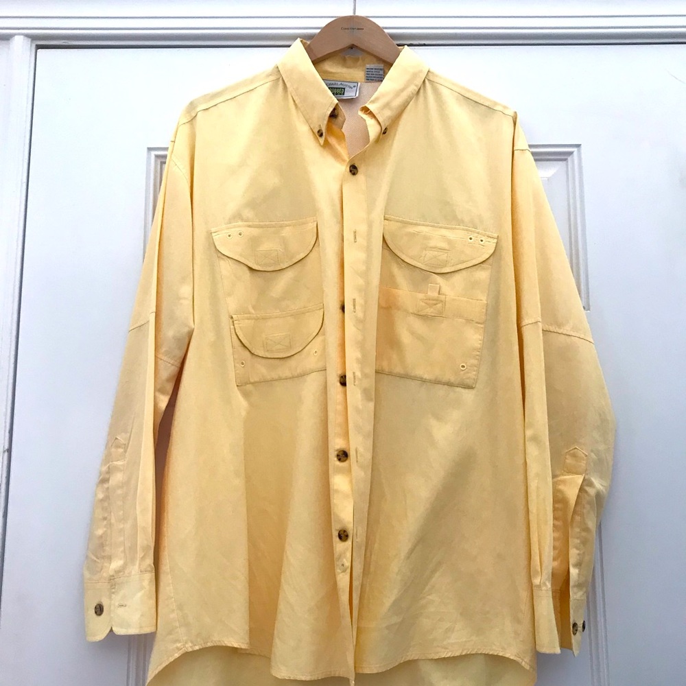 Fishing gear Michael Austin rugged wear long sleeve fishing shirt Size L…
